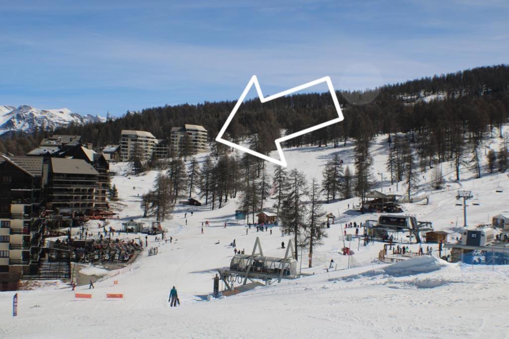 Risoul 1850 - Appart' 4 Personnes Ski Aux Pieds Екстер'єр фото